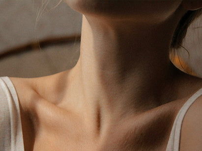 woman's neck