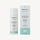 A white pump bottle of Green People Day Solution Cream SPF15 stands beside its mint green and white cardboard packaging box. image