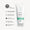 A white tube of Green People Intensive Repair Shampoo displayed next to icons detailing its key organic hair care benefits.