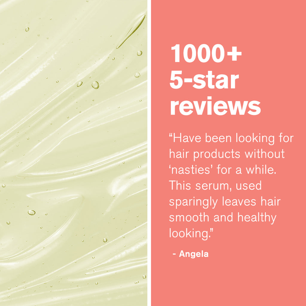 green people protein-boost hair serum texture and review