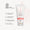 A white tube of Green People Protein-Boost Hair Serum displayed alongside key organic benefits and feature highlights.