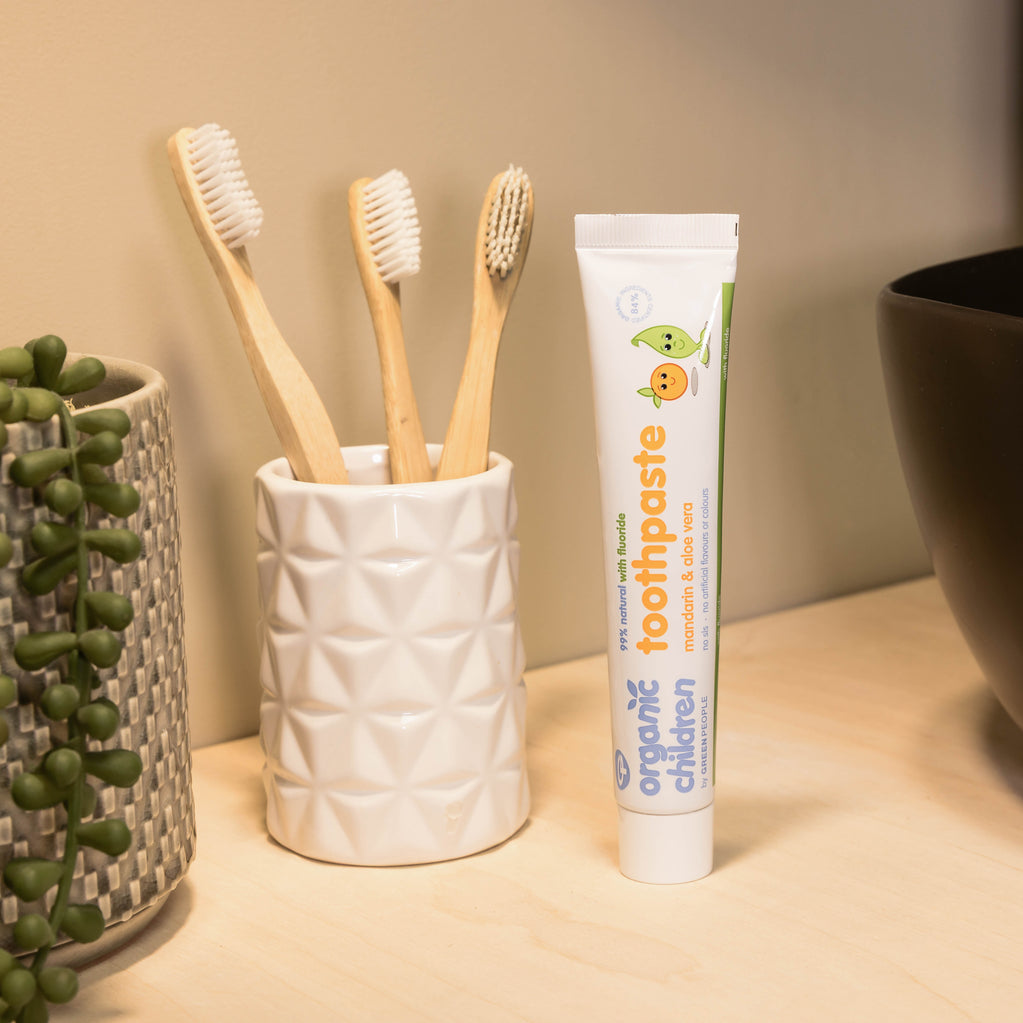 Organic Children Mandarin & Aloe Vera Toothpaste 50ml – With Fluoride