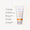 Tube of Green People Scent Free Sun Cream SPF30 displayed alongside key product benefit icons and a floral illustration.