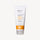 A white squeeze tube of Green People Scent Free Sun Cream SPF30 200ml with orange accents against a light background. image