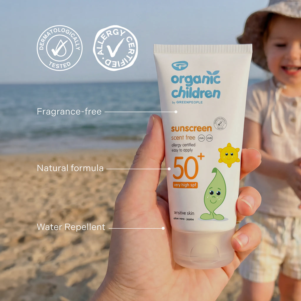 Organic Children Scent Free Sunscreen SPF50+ 150ml