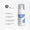 Oy Clear Skin Foaming Face Wash in a white pump bottle shown next to key benefit icons and organic certification details.